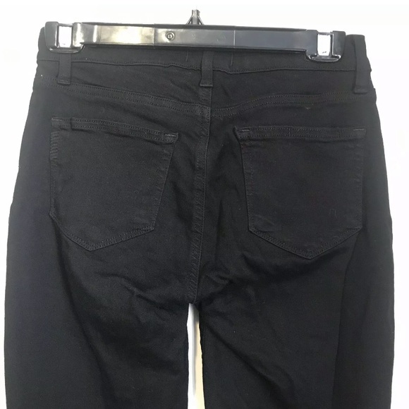 Paige Jeans 26 Verdugo Ankle Black Overdye Petite - Picture 7 of 8